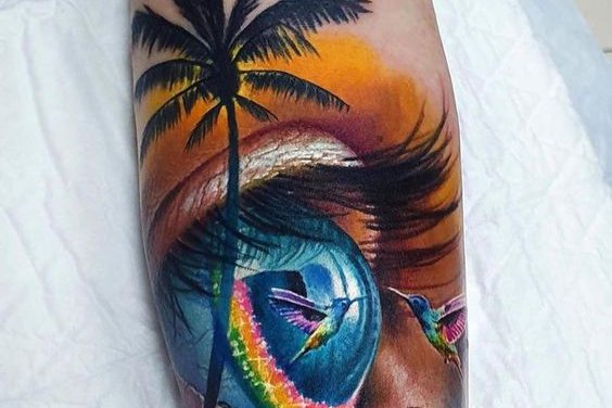 Palme Tattoo vorlagen
