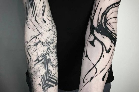 abstrakte tattoos