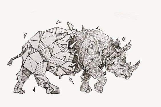 Nashorn Tattoo vorlagen