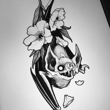 fledermaus tattoo vorlage