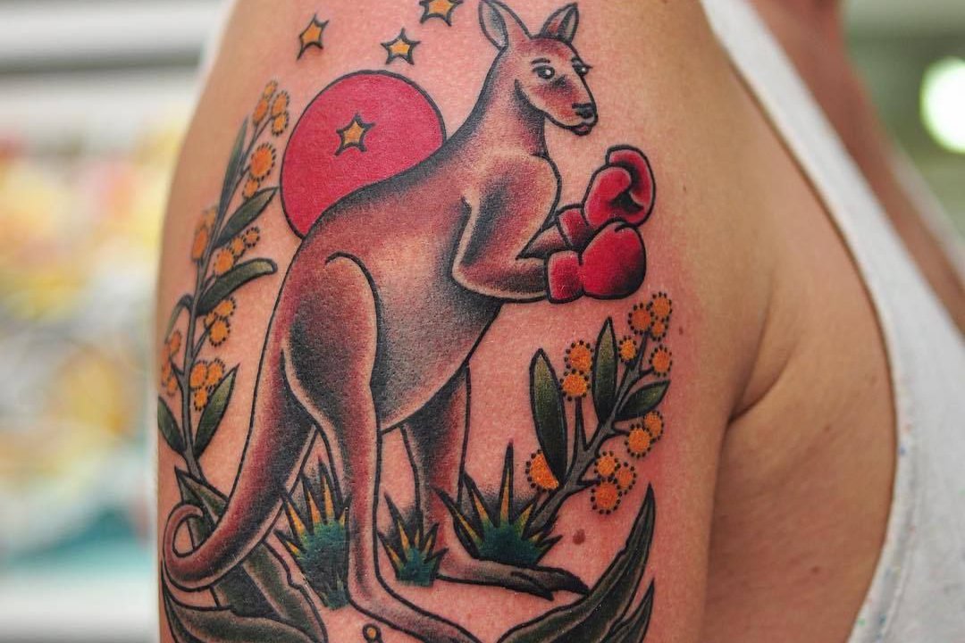 Tattoo Känguru Vorlagen