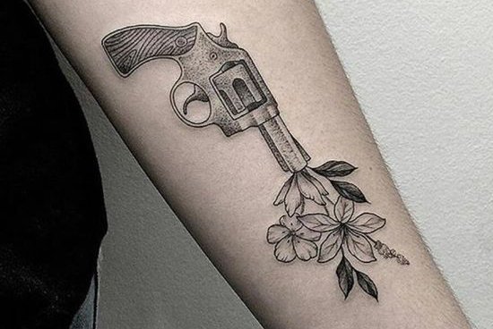 Pistolen Tattoo vorlagen