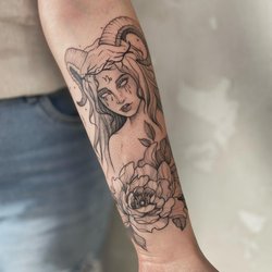 Steinbock Tätowierung