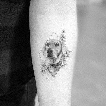 Hund Tattoo vorlagen