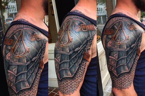 Rüstungen Tattoo Bedeutung