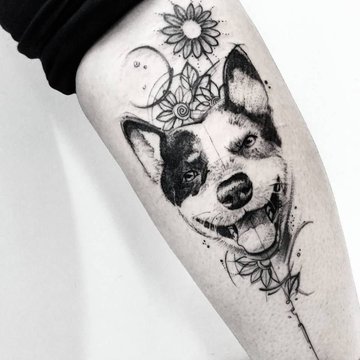 Hund Tattoo vorlagen
