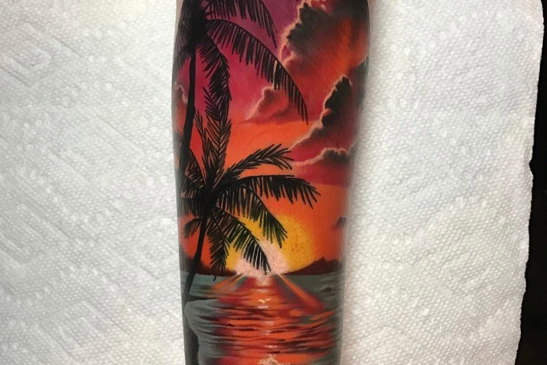 Palme Tattoo vorlagen