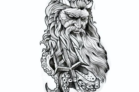 Neptun Tattoo vorlagen