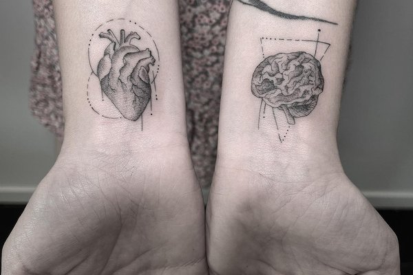 Gehirn Tattoo bedeutung