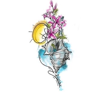 Watercolor Tattoos vorlagen