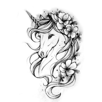 tattoo einhorn