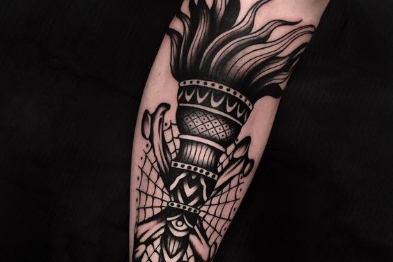 Fackel Tattoo bedeutung