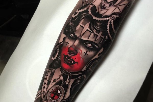 Vampir Tattoo Bedeutung