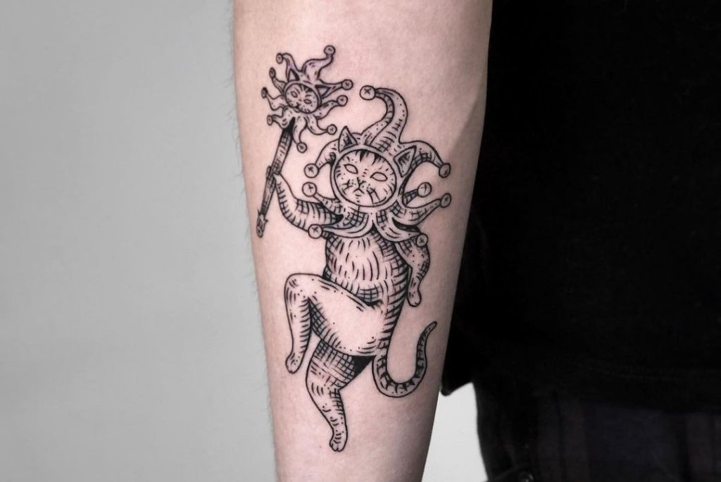 Tattoo-Skizze "Der Narr "