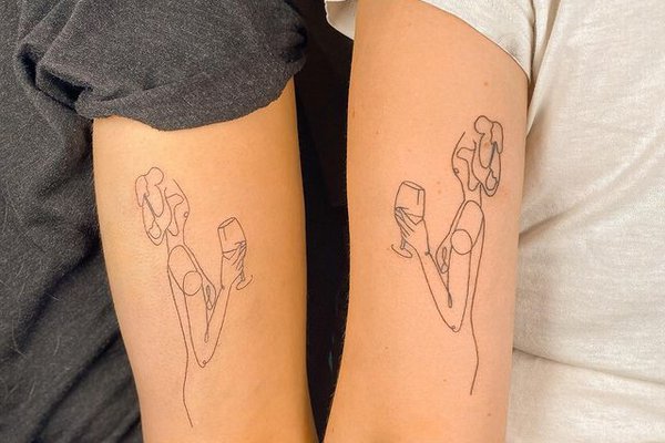 partner tattoo mann und frau