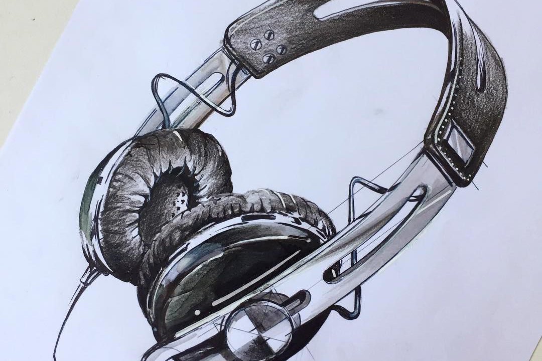 Kopfhörer Tattoo vorlagen