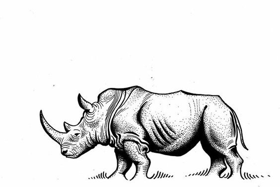 Nashorn Tattoo vorlagen