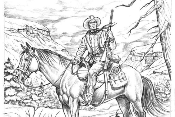 Cowboy Tattoo Vorlagen