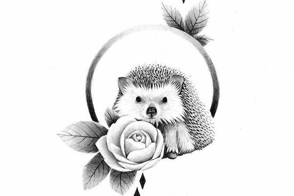 Tattoo Igel
