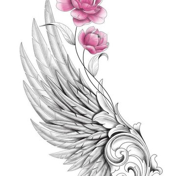 flügel Tattoo Frauen