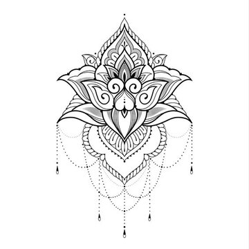 lotusblume tattoo Vorlagen