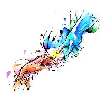 Watercolor Tattoos vorlagen