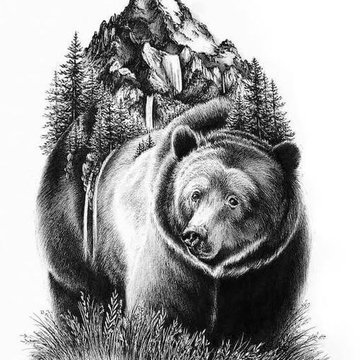 Bär Tattoo Vorlagen