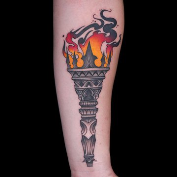Fackel Tattoo bedeutung