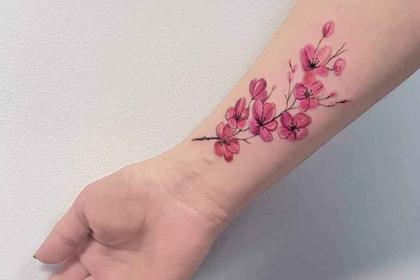 Kirschblüten Tattoo vorlagen