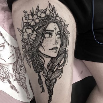 elfen tattoo klein