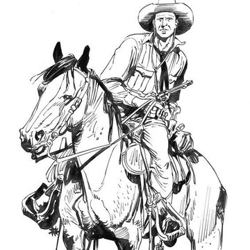 Cowboy Tattoo Vorlagen