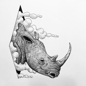 Nashorn Tattoo vorlagen