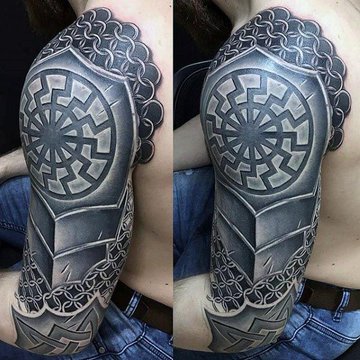 Rüstungen Tattoo Bedeutung
