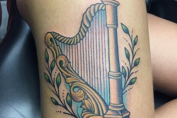 Harfe Tatto Bedeutung