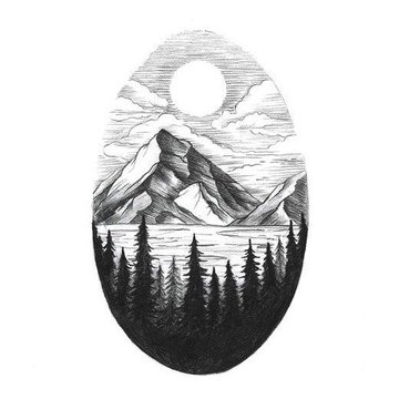 berge tattoo