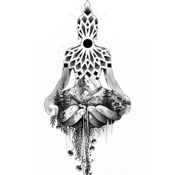 buddha tattoo vorlage