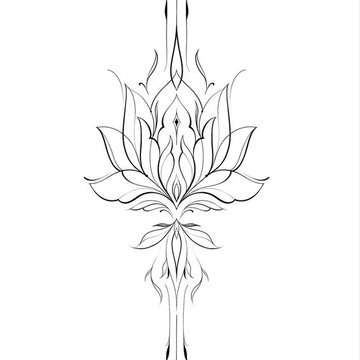 lotusblume tattoo Vorlagen