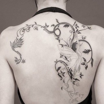 elfen tattoo klein