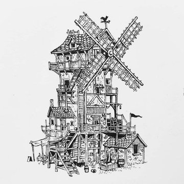 Mühle Tattoo bedeutung