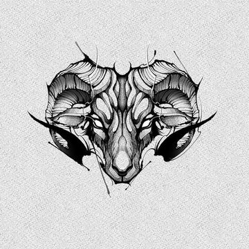Tattoo-Skizzen Bock