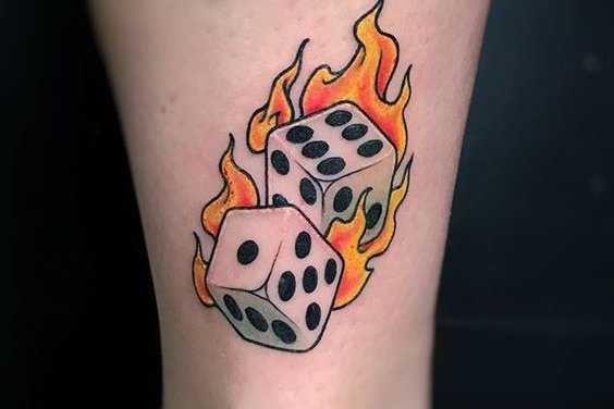 würfel tattoo vorlage