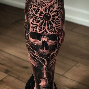 Bein-Tattoos für Männer