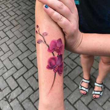 Orchideen Tattoo vorlagen