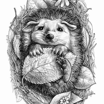 Tattoo Igel