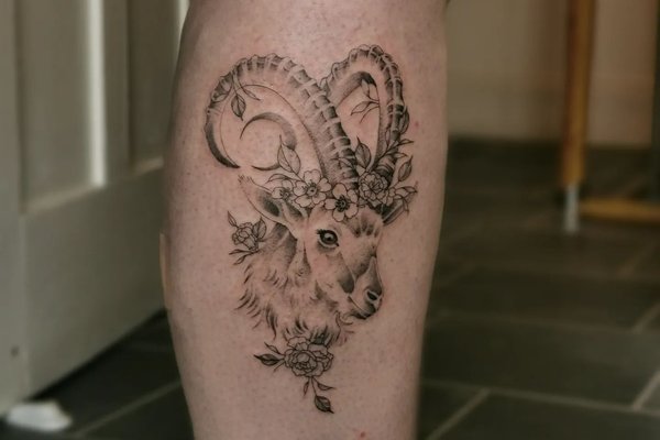 Steinbock Tätowierung