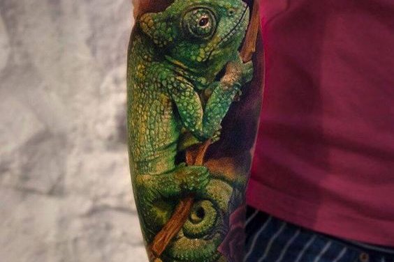 Chamäleon Tattoo bedeutung