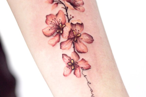 Kirschblüten Tattoo vorlagen