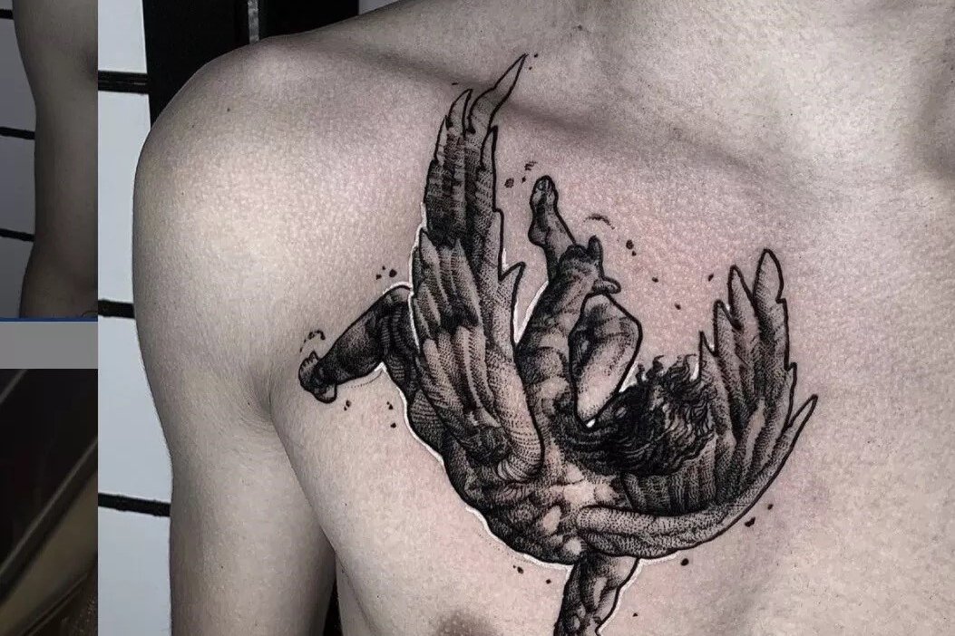 engel tattoos frauen