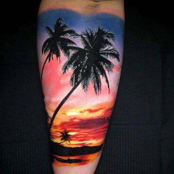 Palme Tattoo vorlagen