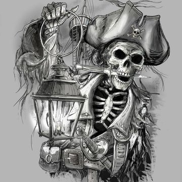 Piraten Tattoo vorlagen